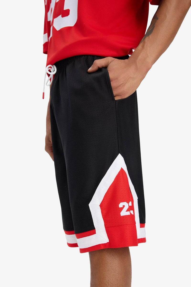 DeFacto Black Man DeFactoFit Oversize Sports Shorts Casual - Image 5